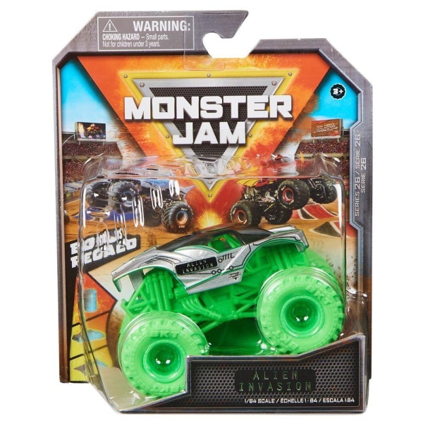Monster Jam 1:64 Series 26 Alien Invasion multifärg