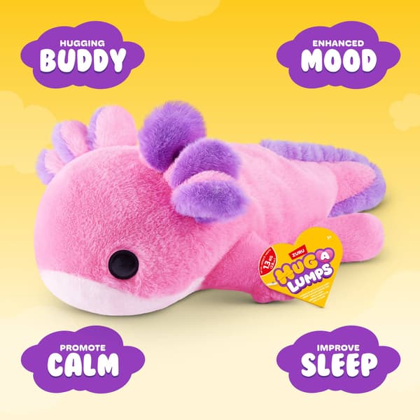 Hug A Lumps Medium Fluffy Ally Axolotl multifärg