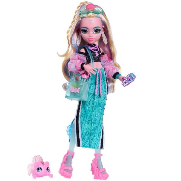 Monster High Docka Lagoona Blue med tillbehör multifärg