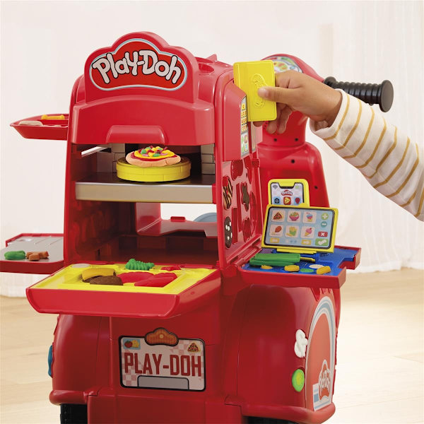 Play-Doh Pizza Delivery Scooter Lekset multifärg
