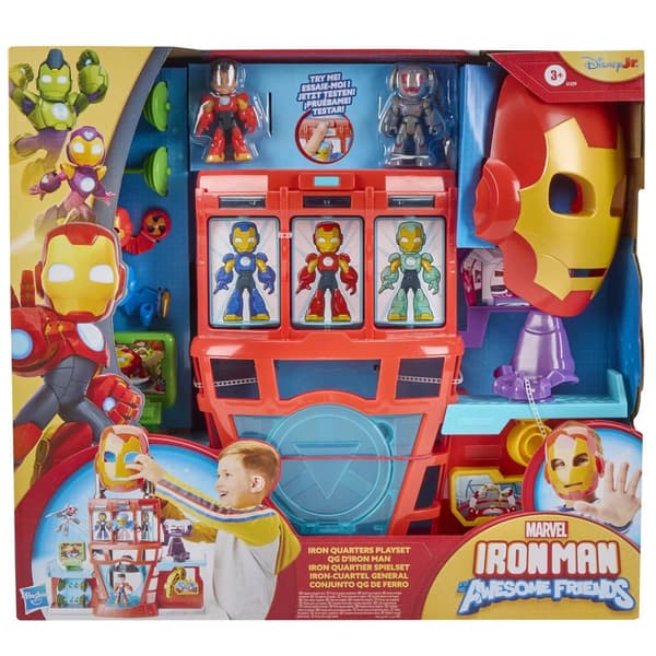 Marvel Iron Man Awesome Friends Iron Quarters Lekset multifärg
