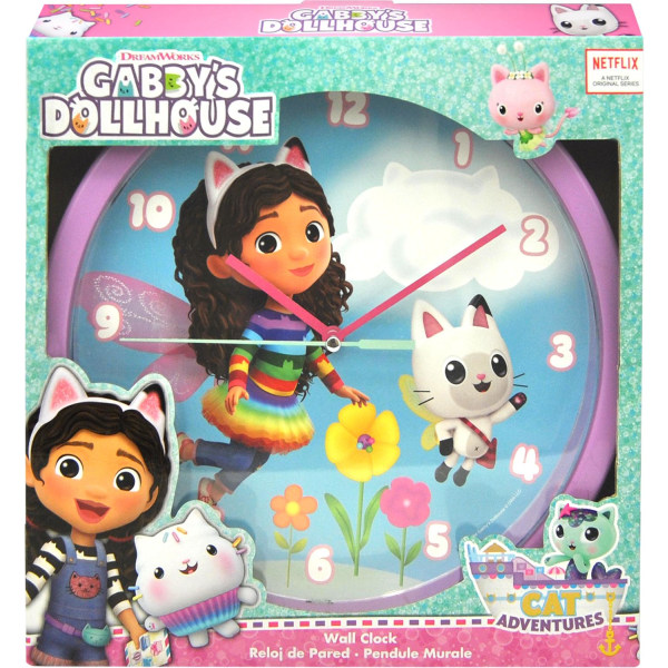 Gabby's Dollhouse Väggklocka multifärg