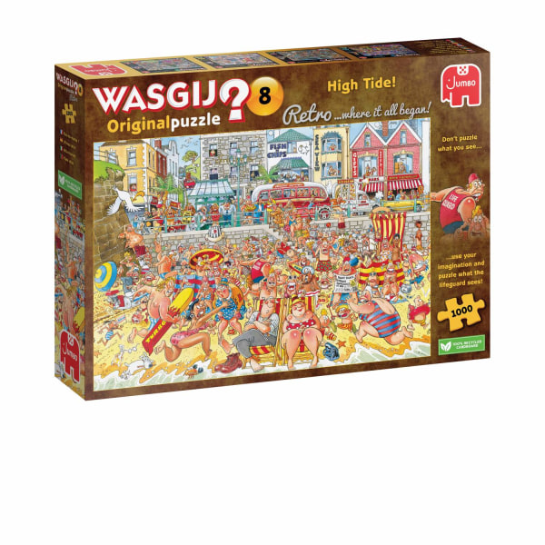 Wasgij Retro Orginal 8 High Tide Pussel 1000 bitar multifärg