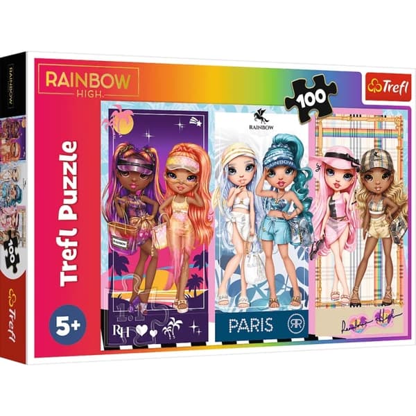 Trefl Rainbow High Pussel 100 bitar 16444 multifärg