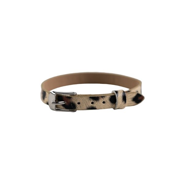 Armband 8mm Leopard multifärg