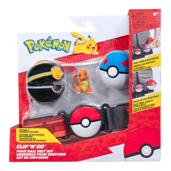 Pokemon Clip n Go Belt Set Charmander multifärg