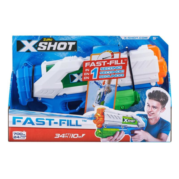 X-Shot Fast-Fill Vattenpistol 700ml multifärg