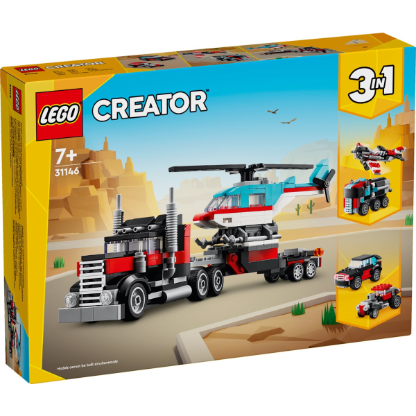 LEGO® Creator 3in1 Flakbil med helikopter 31146