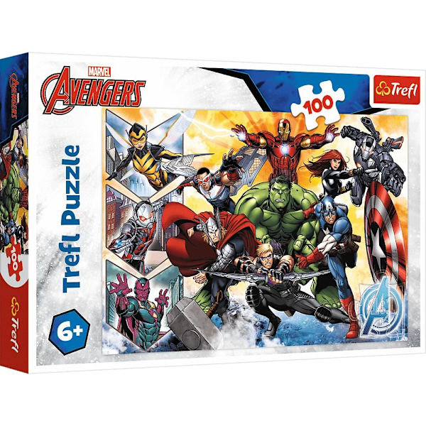 Trefl The Avengers Pussel 100 bitar MultiColor