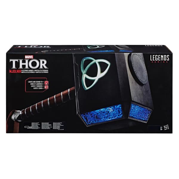 Marvel Legends Series Mjolnir Electronic Hammer multifärg