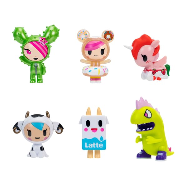 Tokidoki Figurer 6-pack multifärg