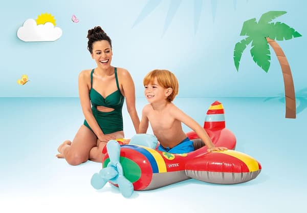 Intex Pool Cruiser Badleksak Flygplan