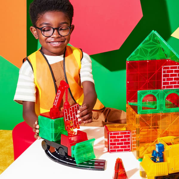 Magna-Tiles Builder XL Byggarbetsplats 50 delar multifärg