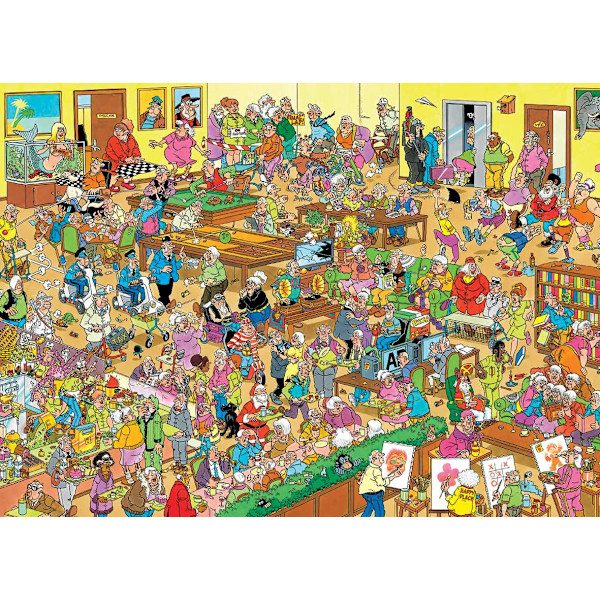 Jan Van Haasteren The Retirement Home Pussel 1000 bitar MultiColor