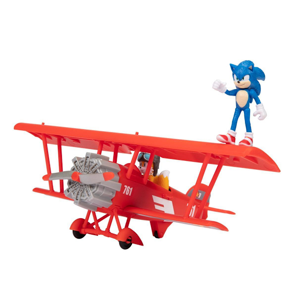 Sonic Movie 2 The Tornado Plane Lekset multifärg