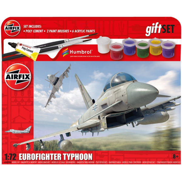Airfix Gift set Eurofighter Typhoon 1:72 Modellbyggsats multifärg