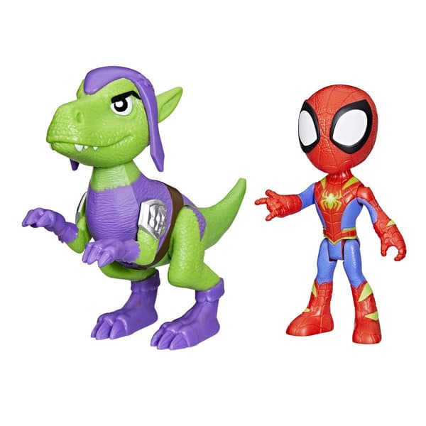 Spidey Dino-Webs Spidey & Goblin Raptor multifärg