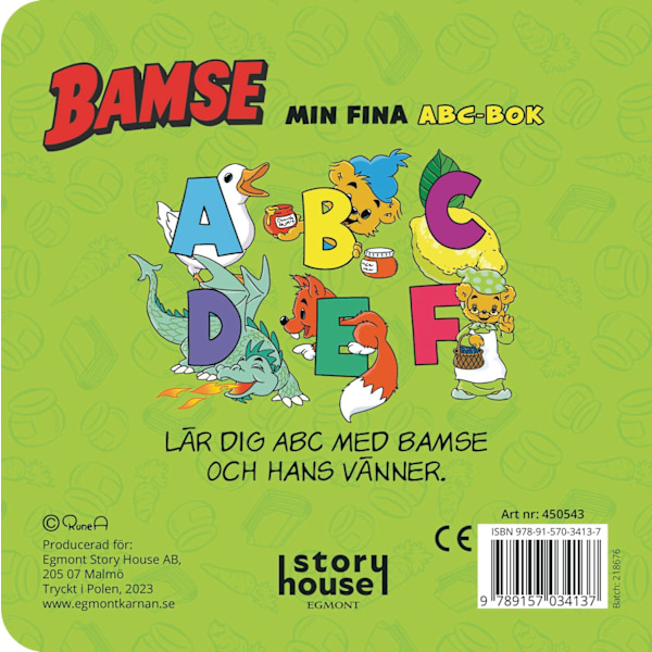 Bamse Min fina ABC-bok