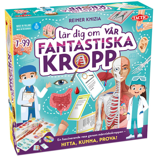 Lär dig om Vår Fantastiska Kropp multifärg
