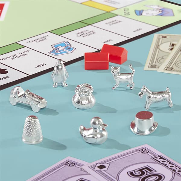 Monopoly Det klassiska brädspelet SE multifärg