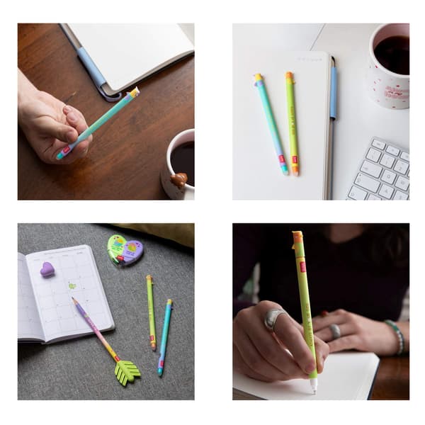 Legami Penna med utsuddat bläck 2-pack Valentine Edition multifärg