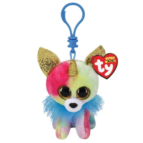TY Beanie Boos Clip YIPS Chihuahua med horn multifärg