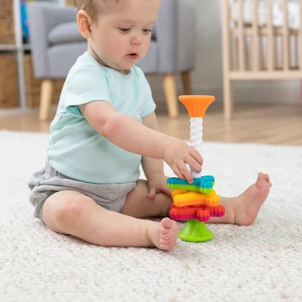Fat Brain Mini Spinny Aktivitetsleksak multifärg