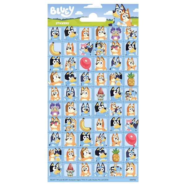 Bluey Stickers multifärg