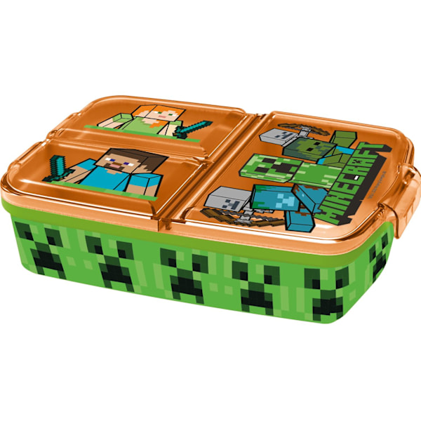 Minecraft Matlåda med 3 fack multifärg