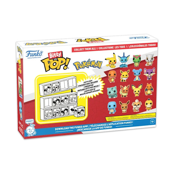 Funko Bitty POP! Pokemon 4-pack Squirtle multifärg