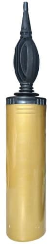 Ballongpump 28cm Guld multifärg