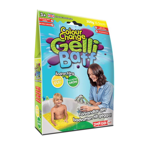 Zimpli Kids Gelli Baff Colour Change Blå & Lila MultiColor Gul & Grön