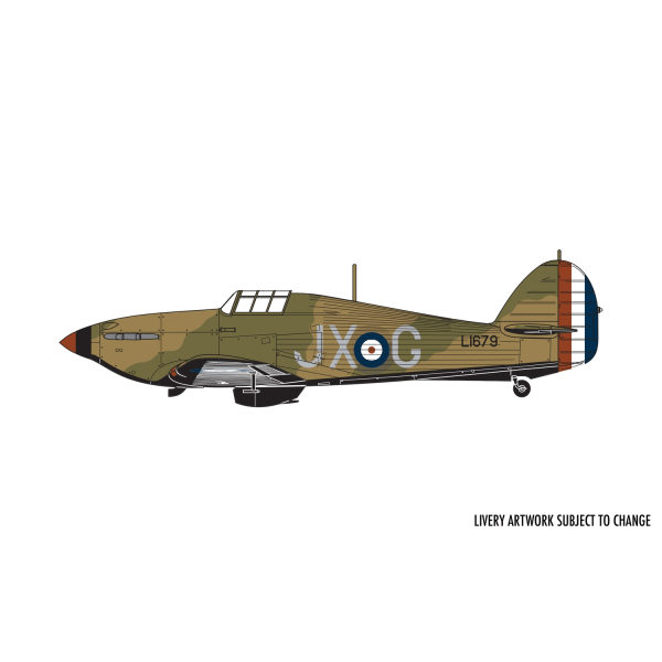 Airfix Hawker Hurricane Mk.I 1:72 Modellbyggsats multifärg