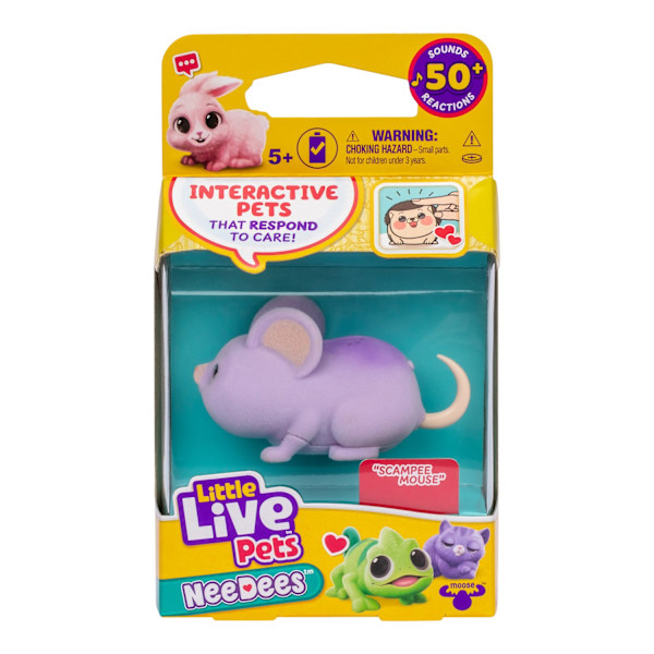 Little Live Pets NeeDees Scampee Mouse multifärg