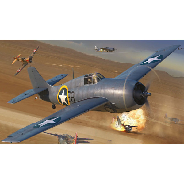Airfix F4F-4 Wildcat 1:72 Modellbyggsats multifärg