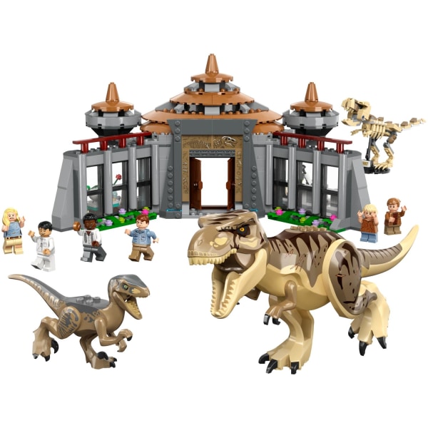 LEGO® Jurassic Park Besökscenter: T. rex & raptorattack 76961