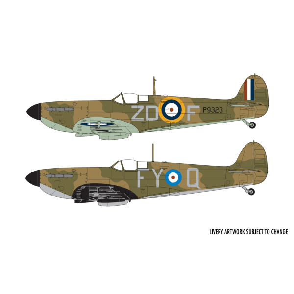 Airfix Supermarine Spitfire Mk.1a 1:48 Modellbyggsats multifärg