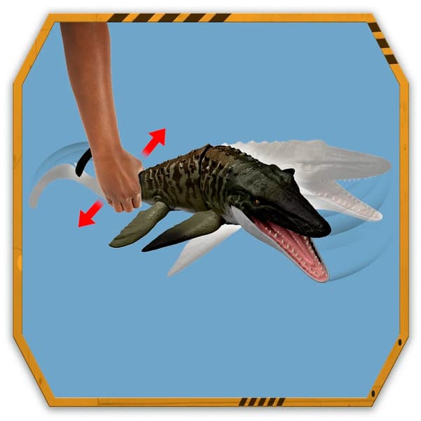 Jurassic World Rebirth Bite n Blast Mosasaurus multifärg