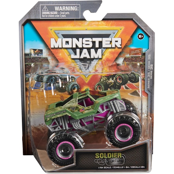 Monster Jam 1:64 Series 35 Soldier Fortune multifärg