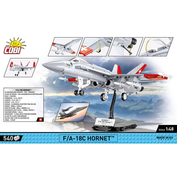 Cobi F/A-18C Hornet 1:48 5819 multifärg