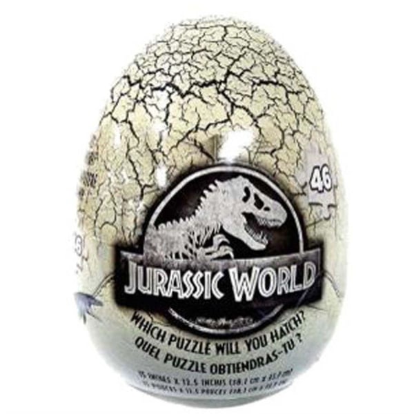Jurassic World Mystery Puzzle Egg 46 bitar multifärg