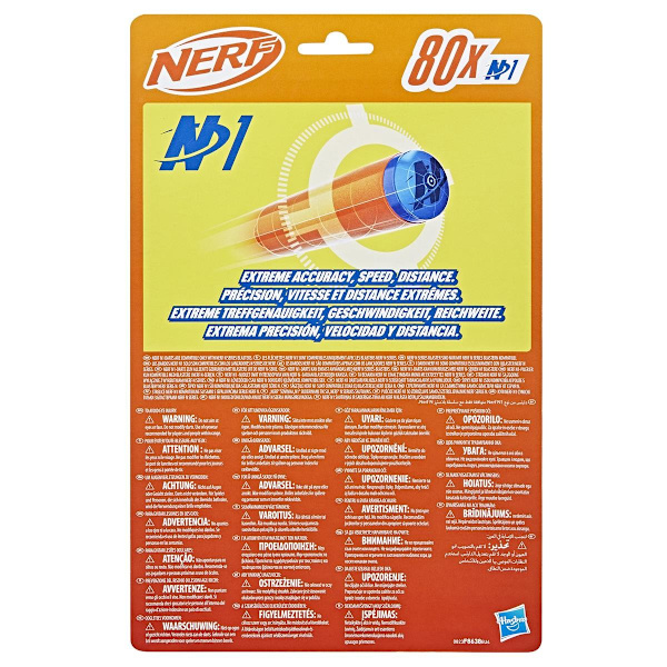 NERF N-Series Dart Refill 80-pack multifärg