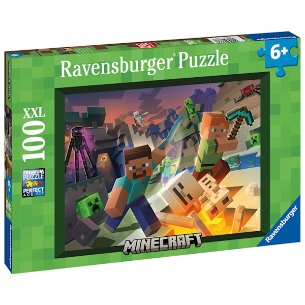 Ravensburger Minecraft Monster Pussel 100 bitar XXL multifärg