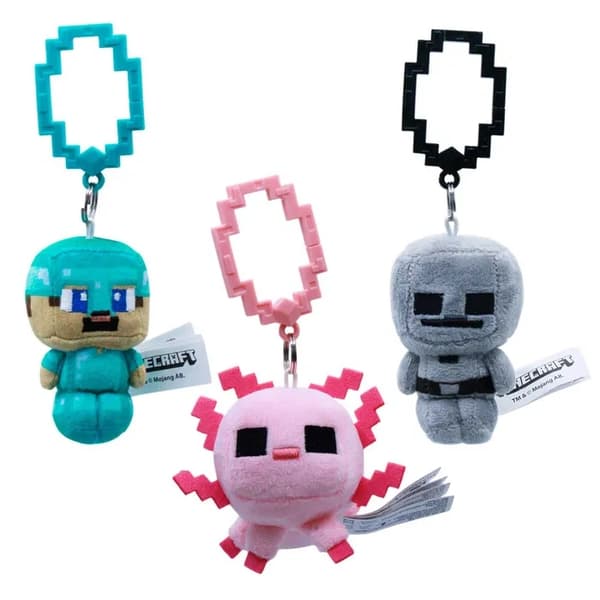 Minecraft Plush Hangers s3 multifärg