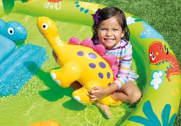 INTEX Dino Play Center Äventyrspool multifärg