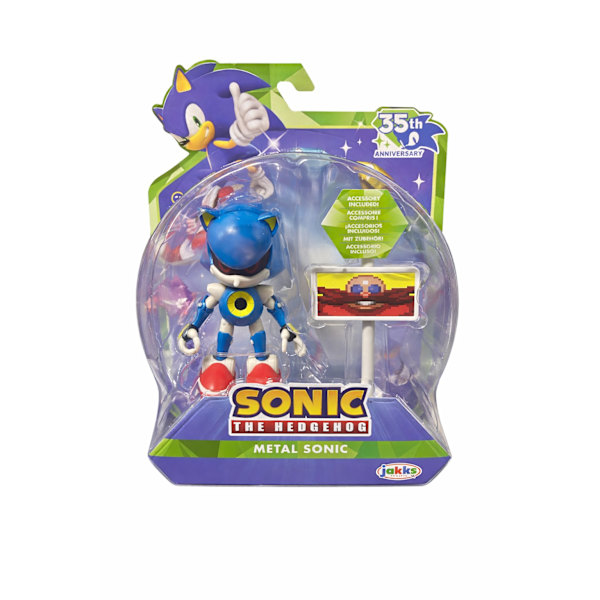 Sonic Figur 10cm Metal Sonic multifärg