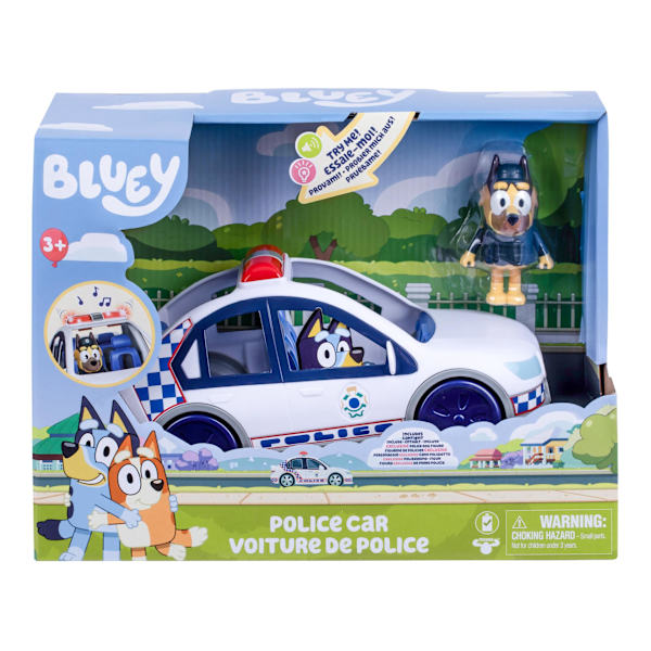 Bluey Polisbil multifärg