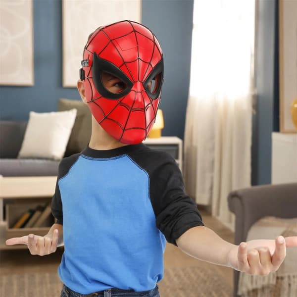 Spiderman Glow FX Mask med ljus multifärg