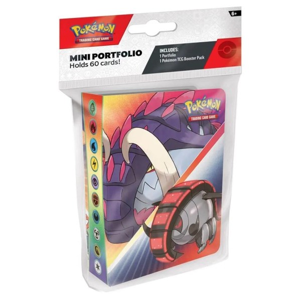 Pokemon Mini Portfolio med booster Temporal Forces MultiColor