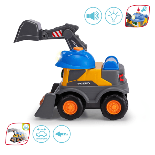 ABC Danny Digger Volvo Grävmaskin multifärg